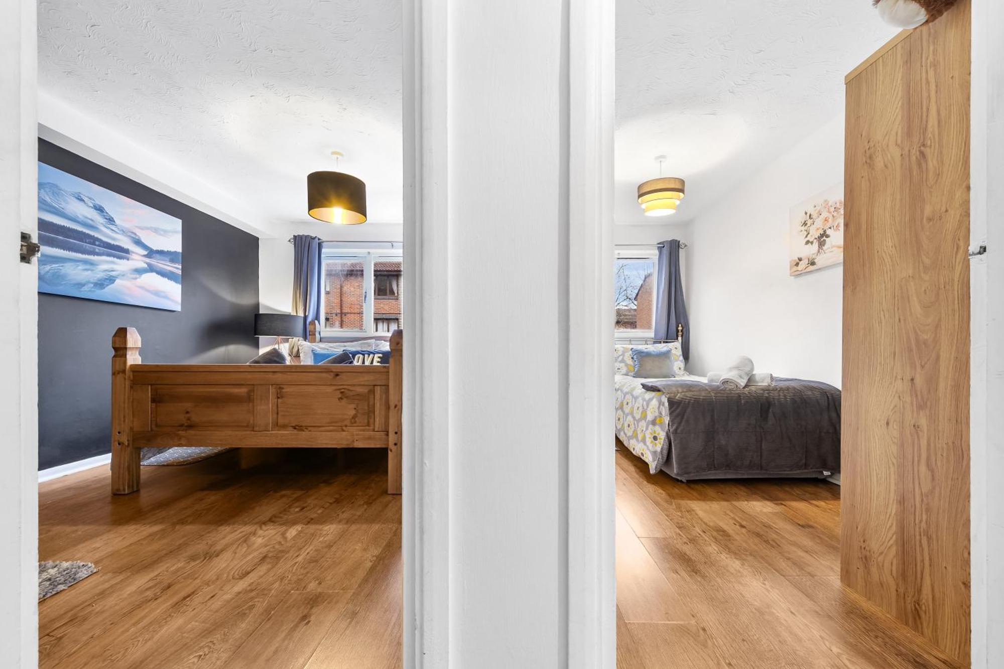 Quirky Canary 2Bed, Free Parking, Smart Tv & Games ลอนดอน ภายนอก รูปภาพ